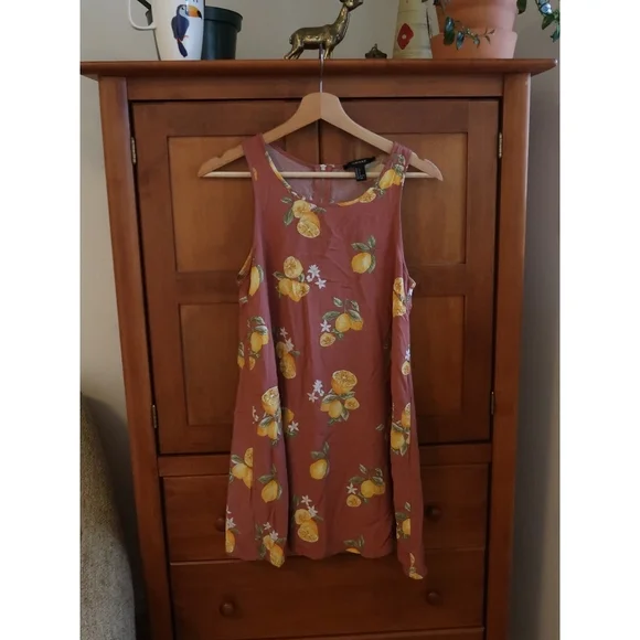 Lemon Pattern Mini Dress - Picture 4 of 6